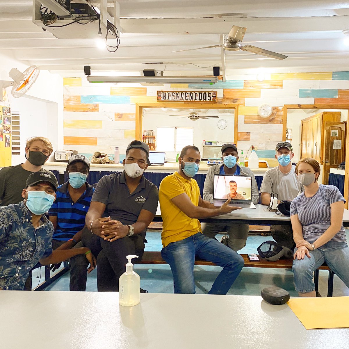 SolidRockIntl's tweet image. #ThrowbackThursday to a staff meeting earlier this week getting everything prepared for the team arriving in two days! #tbt