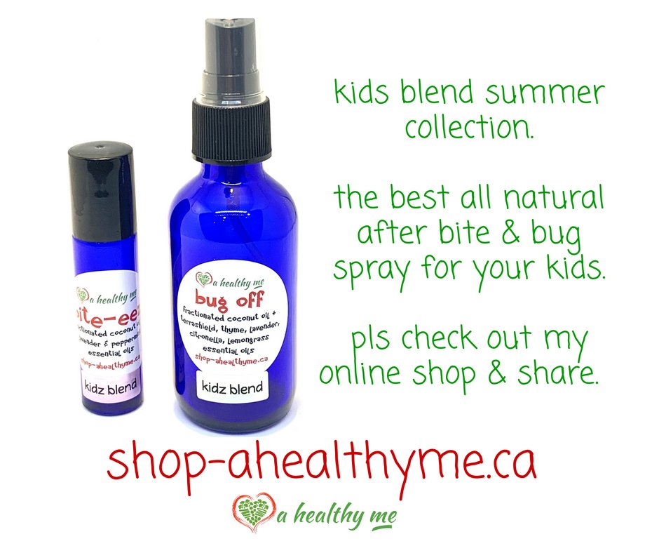 Looking for an all natural bug spray &amp; after bite for your kids and pets? Then grab my 'bug off' and 'bite-eez' - shop-ahealthyme.ca. 100% #natural , #safe &amp; they truly work! 👋👍

#afterbite #bugspray #summer #summeressentials #essentialoils #takingcareofmyfamily