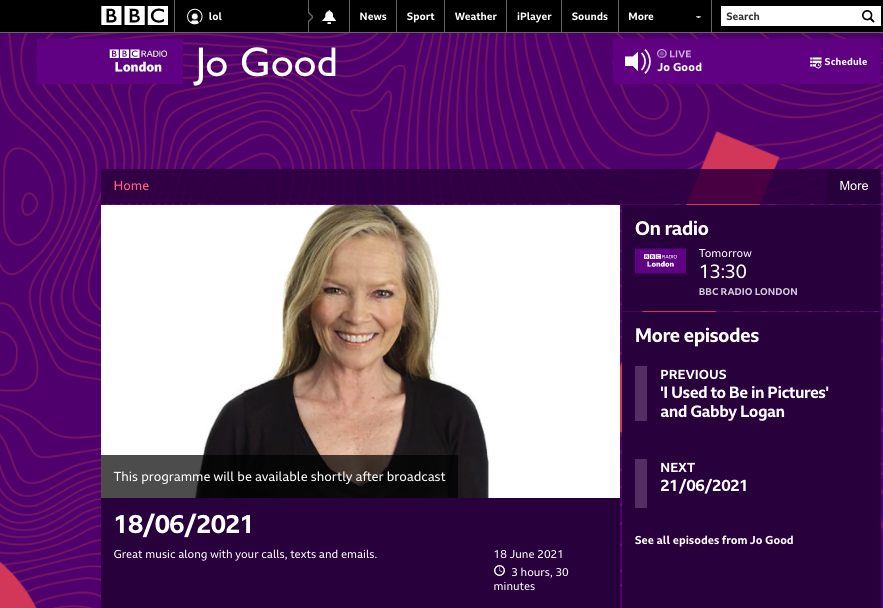 LoreleiMathias's tweet photo. I’ll be on BBC Radio London at 230pm tomorrow (fri) chatting to Jo Good about our new comedy series BATSHIT* by #MelonComedy!
Pls wish me luck or tune in live https://t.co/MA3I3X1GBr
* Now streaming on Comedy Sauce - Catch up on all 3 eps here: https://t.co/0AbDdNjOIC https://t.co/VzSG3NDIYZ