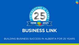CommunityFutur4's tweet image. Our friends at Business Link are celebrating their 25th Anniversary. They’ll be hosting a virtual panel discussing the strength and resilience of Alberta small business owners. Register for this free event on June 23, 10:30 AM – 12:00 pm: zurl.co/9sLB @BusinessLinkAB