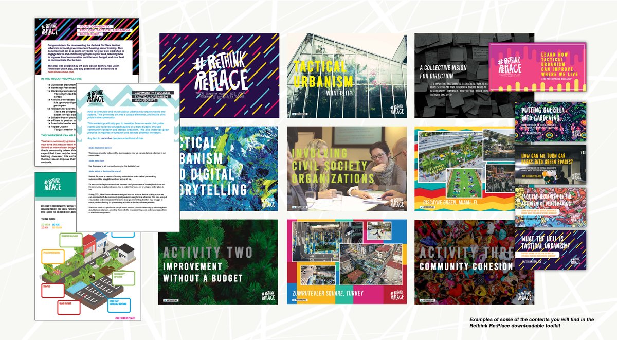 NewUnion_org's tweet photo. It's launch Friday (okay, not a real thing).

But you can now read all about our fantastic #RethinkRePlace Festival &amp; download a free toolkit including a participative workshop on #TacticalUrbanism.

Give our volunteers @ParkinVerity &amp; @Robinson_AJ_ a 👏

https://t.co/ubOLejkM8e https://t.co/isAE5eAhW3