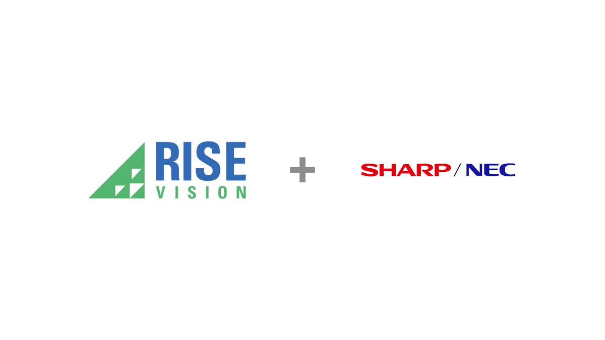 RiseVision's tweet photo. Refreshing your school technology this summer?

We’ve partnered with @SharpNECDisplay to offer K-12 and higher education institutions a free year of Rise Vision with every eligible NEC display purchased! 

Learn more here: https://t.co/NOxejc7KHO https://t.co/9YXMKi81k3