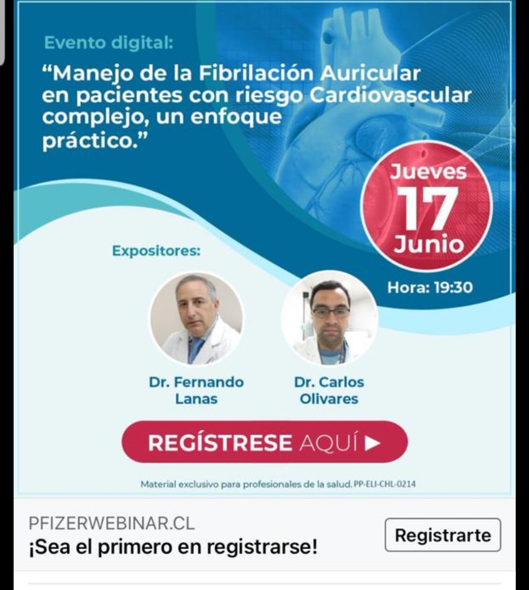 DrCOlivares's tweet photo. Junto al Jefe y Maestro. Apixaban , No solo 1 +.
Todos invitados. #anticoagulación #educacion #medicina #naco #AtrialFibrillation #chadsvasc #hasbled #apixaban #triple #riñon #sangrado
@remsufro @medufro @pfizer @AraucaniaSur @Araucania_Norte https://t.co/n1N9tSkZne