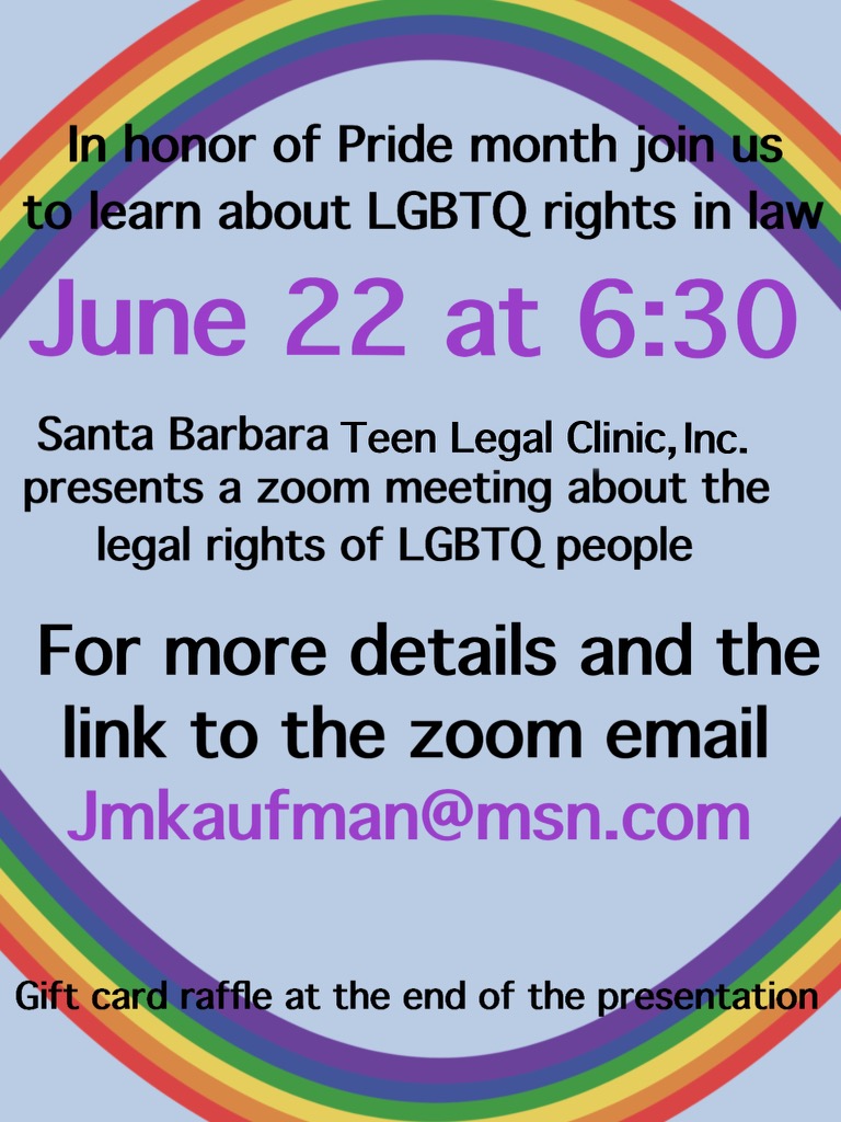 SB Teen Legal Clinic tweet media