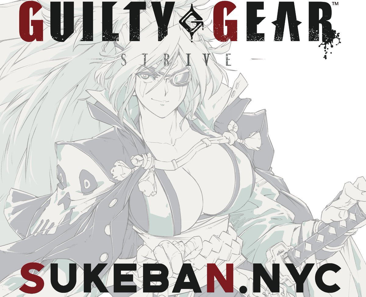 TOMORROW! 6.18.2021

Keep your eyes on @SukebanNYC for the preorder info and release!

#GUILTYGEAR #GuiltyGearStrive https://t.co/w12PXg9Yb3 