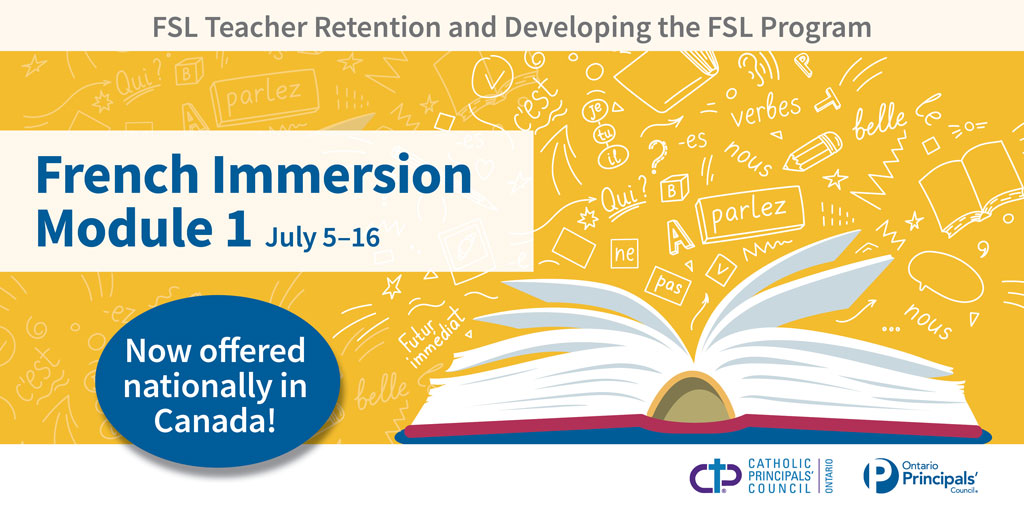 Ontario Principals' Council (@opcouncil) on Twitter photo In partnership with <a href="/OPSBA/">OPSBA</a> and <a href="/CPCOofficial/">CPCO</a>, we are offering three fully subsidized online modules on French Immersion and Core French.
principals.ca/en/professiona…
French Immersion Module 1 is starting July 5, register now! In partnership with <a href="/OPSBA/">OPSBA</a> and <a href="/CPCOofficial/">CPCO</a>, we are offering three fully subsidized online modules on French Immersion and Core French.
principals.ca/en/professiona…
French Immersion Module 1 is starting July 5, register now!