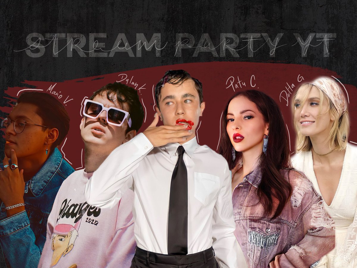 🔴| TENDREMOS STREAM PARTY
En alianza con @proyectsurdiales decidimos organizar con los fandoms de Mario Villarreal, Dylan Kenjiro, Paty Cantú y Delta Goodrem tendremos un stream party por youtube este viernes 18 de junio a las 9:00 pm hora México.