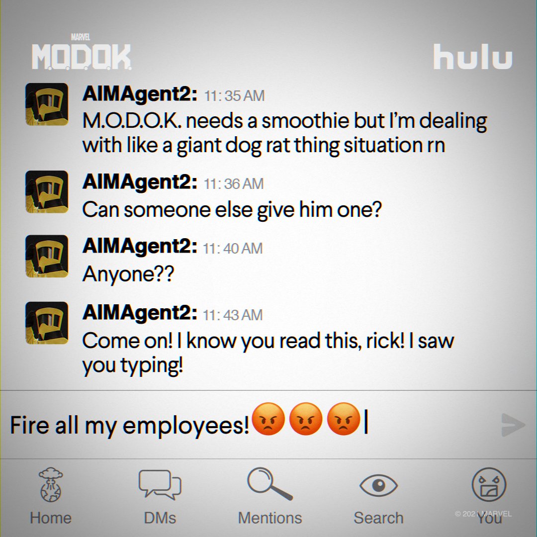 Marvel's M.O.D.O.K. on Hulu tweet media