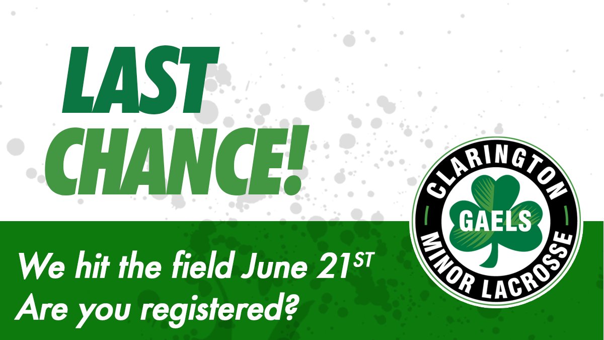 Let's GO GAELS GO!
After months of waiting and planning we are finally ready to hit the field NEXT WEEK! - bit.ly/3q4aa4g