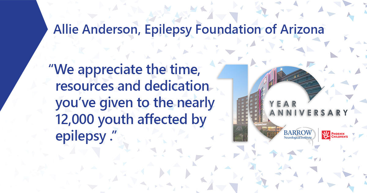 #10yearsofneuro #BNIfor10 <a href="/BarrowNeuro/">BarrowNeurological</a> <a href="/EpilepsyAZ/">Epilepsy AZ</a>