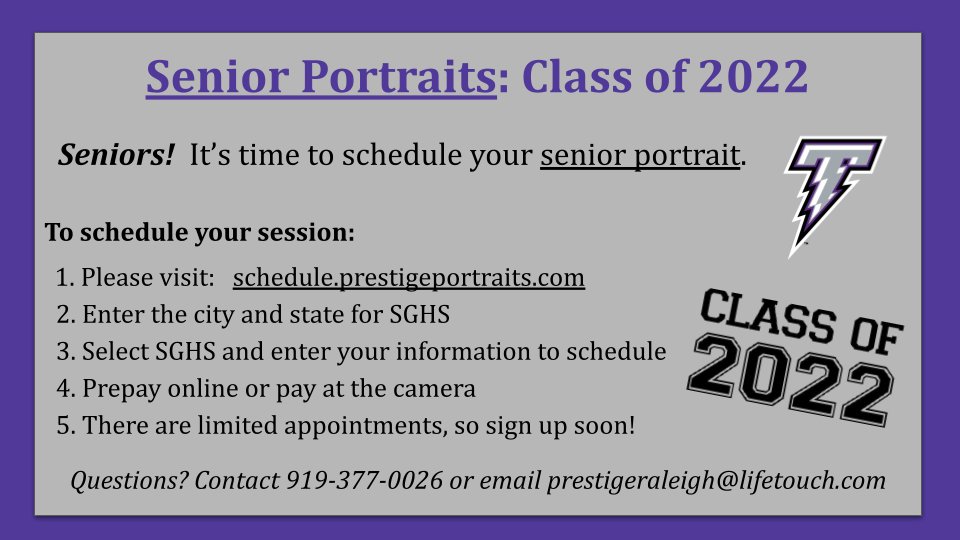 SouthGarnerHS's tweet photo. Attention Class of 2022! Senior Portraits June 28 &amp; June 29 
https://t.co/7IiRS5TCao https://t.co/9Xpc2SlIvU