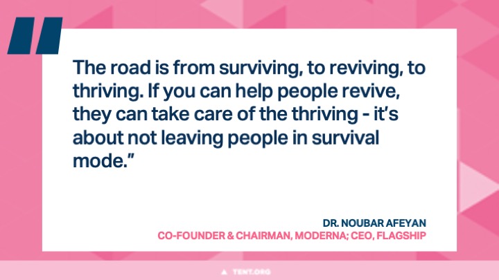 .<a href="/NoubarAfeyan/">Noubar Afeyan</a>, <a href="/moderna_tx/">Moderna</a> co-founder, shares about his #refugee background during our #RecognizingRefugeeTalent event, and suggests how we can support others of refugee experience. 
#RefugeeWeek