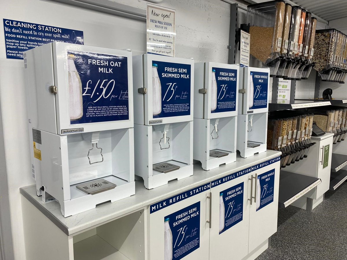 Check out our newly installed #OatMilk #Dispenser here at Hunt's Supermarket!

With the success of our milk station, we have now introduced the option of Oat Milk! A perfect plant based alternative 🌱

ℹ️ Available in store from today!