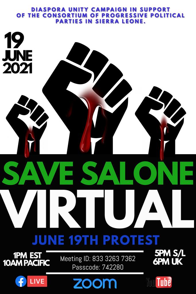 million_dr's tweet image. Sierra Leoneans are calling on the @AUC_PAPS ,@UN, @ecowas_cedeao, @EU_Commission to look into the internal division and destruction of democracy by the leadership of @PresidentBio govt. Series of warnings have been made by the @USEmbFreetown and @UKinSierraLeone on tensions.
