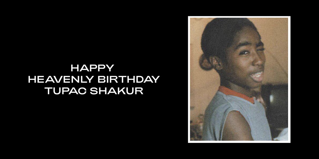  Happy Birthday Tupac Shakur, Kendrick Lamar & Venus Williams  