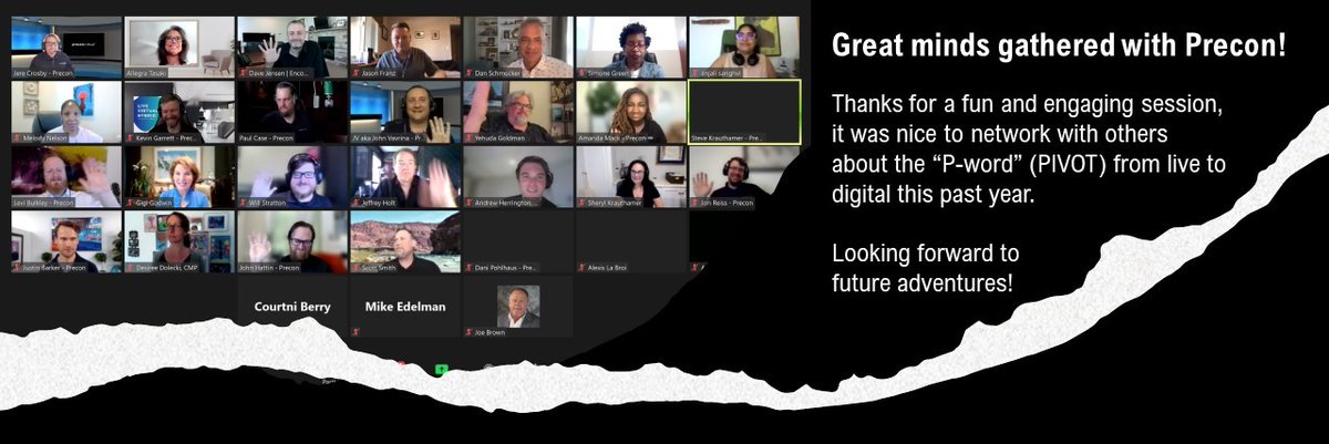 AllegraTasaki's tweet image. Great minds think alike...thanks @PreconEvents and Steve K for a highly engaging and informative session!