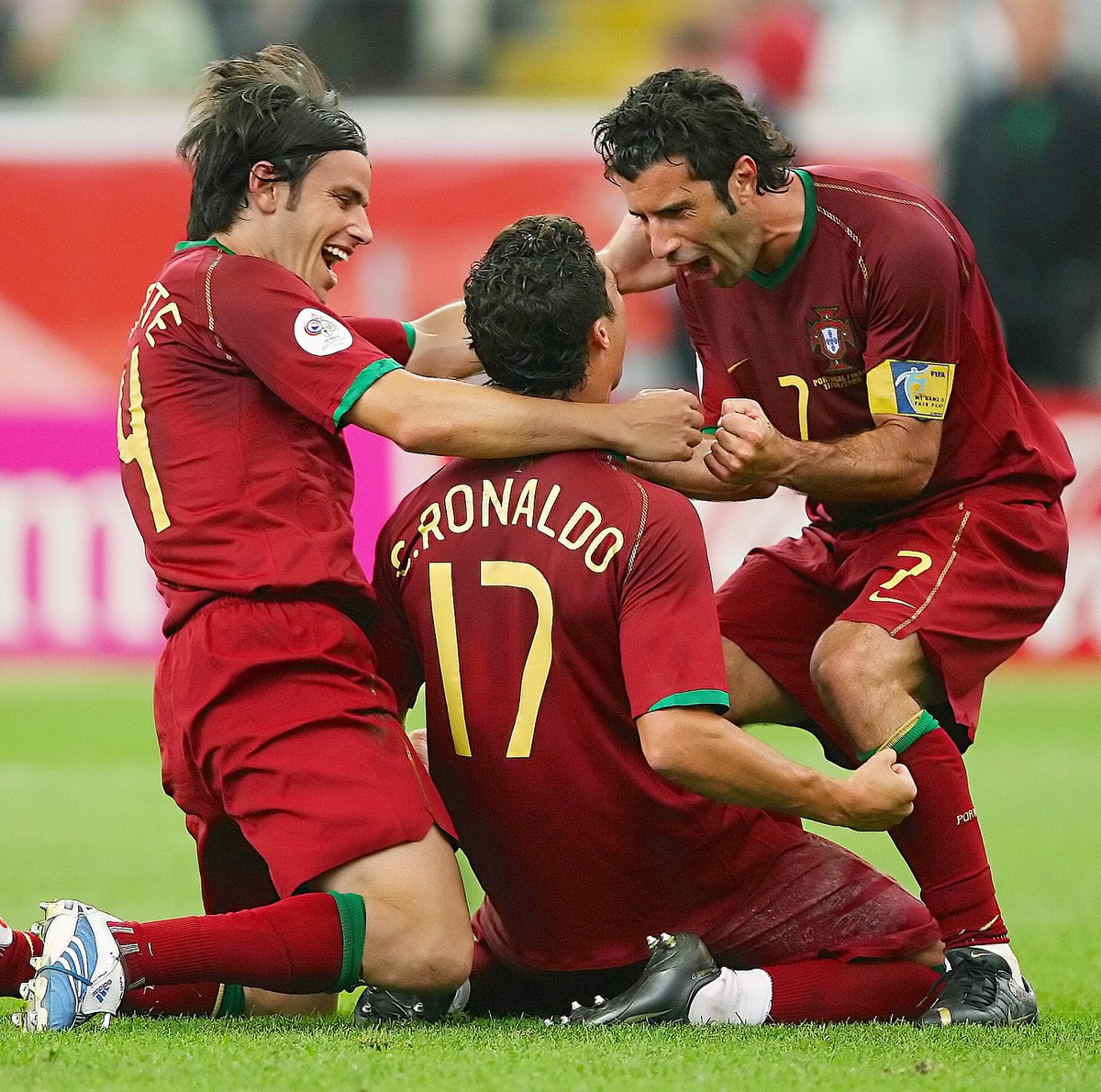 B R Football On This Day In 06 Cristiano Ronaldo Scored His First Goal At A World Cup At The Time It Was Goal 12 For Portugal In His 34th Game