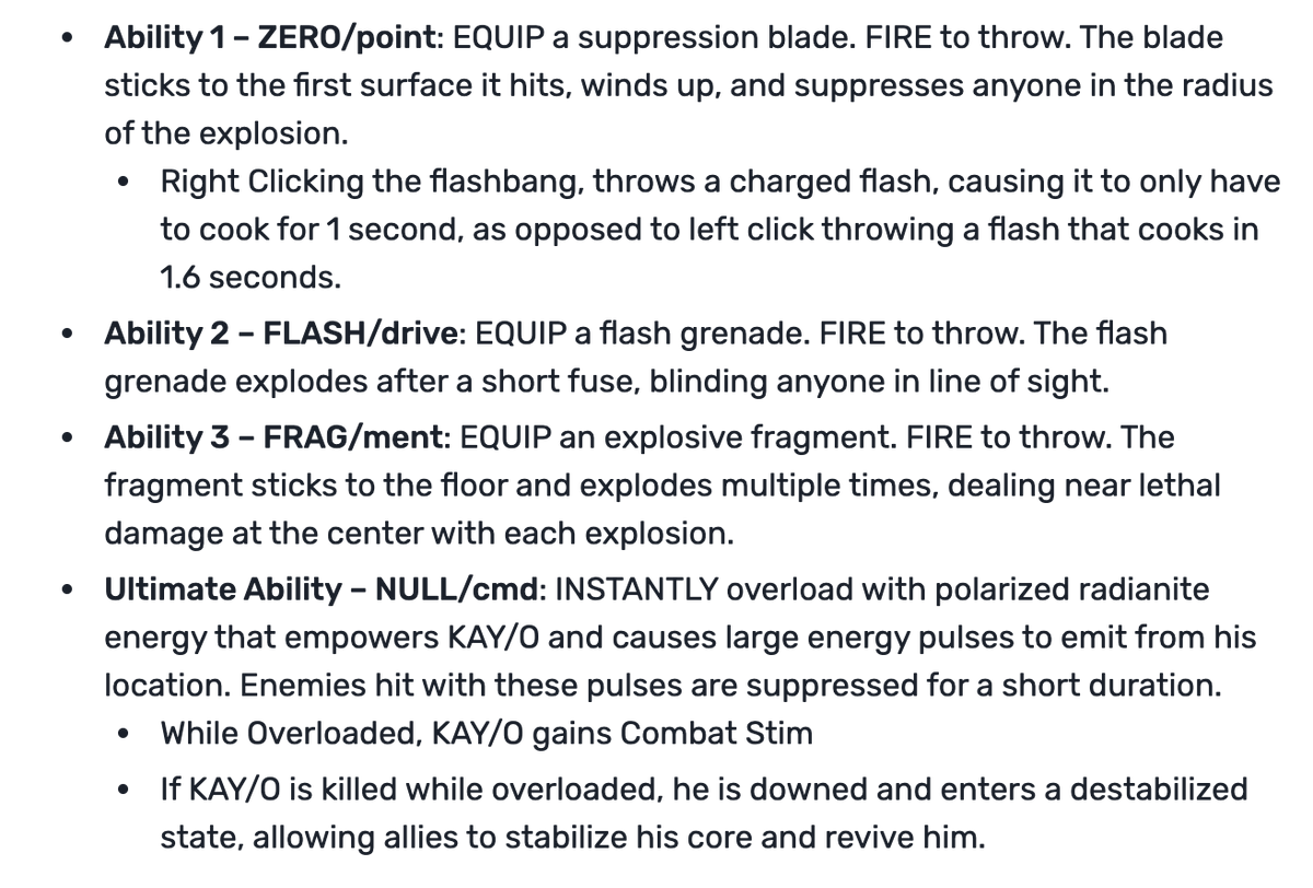 ValorINTEL's tweet photo. Here's a full breakdown of KAY/O's abilities in #VALORANT.

https://t.co/06MTX6YyY7 https://t.co/gKUJUDRbIs