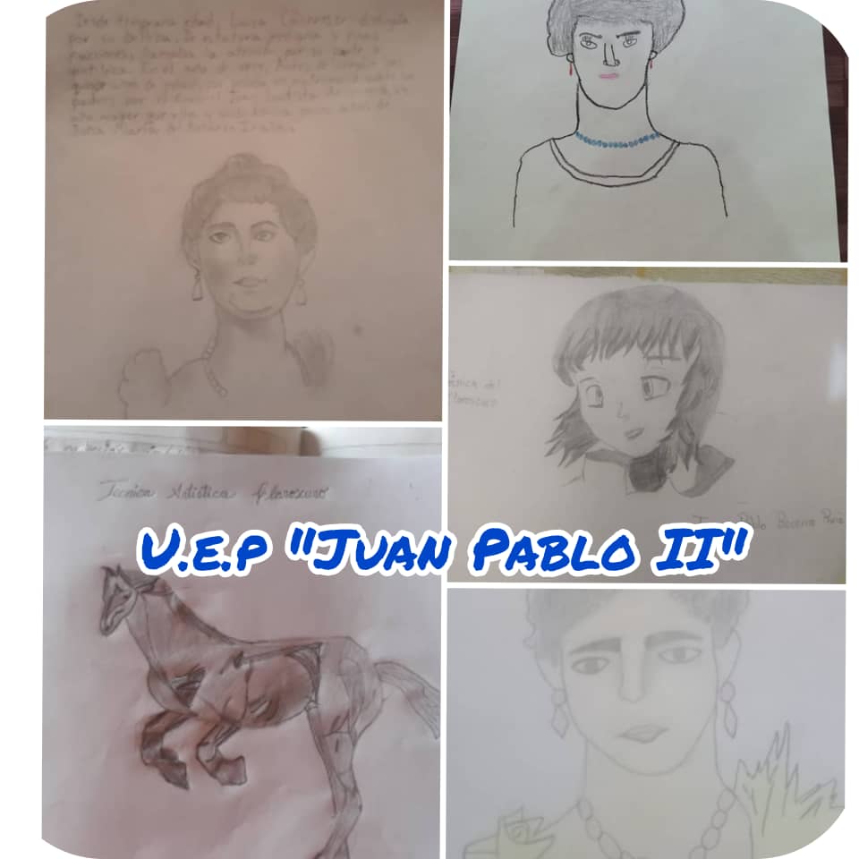 Red19valera's tweet photo. *Cada familia una Escuela* 
Nombre del plantel: "U.E Juan Pablo II"
Valera Estado Trujillo 
RED: 19 Circuito 11
Grado: 4to B                               
Actividad: Festival del Arte, técnica del claroscuro https://t.co/2kZy6PseJI