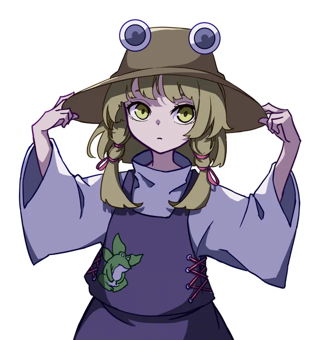 #深夜の真剣お絵描き60分一本勝負 
フリー 諏訪子 