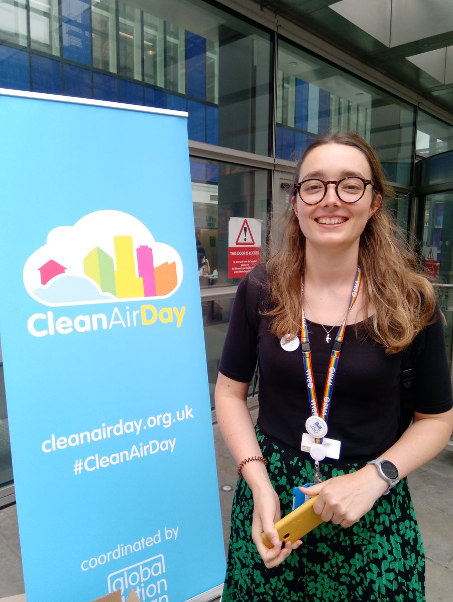 greenatbarts's tweet photo. @anneliessweeney is a medical registrar and education fellow. She has pledged to talk to colleagues about air pollution. Could you be a clean air champion like her? #CleanAirDay2021 #cleanairishealthcare https://t.co/uvyM7ZRylZ