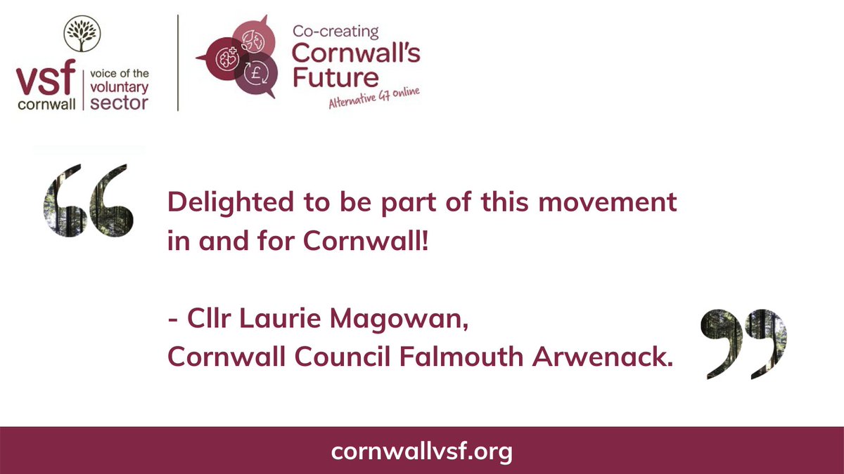 CornwallVSF's tweet photo. We want to thank those of you who have been signing our VCSE pledge and sending your messages of support following our event, Co-creating Cornwall's Future, last week.
You can sign our pledge here: https://t.co/2NGF5FCgr8
#CoCreateCornwall #StrongerTogether #VCSEPledge https://t.co/dfed2c9Pft