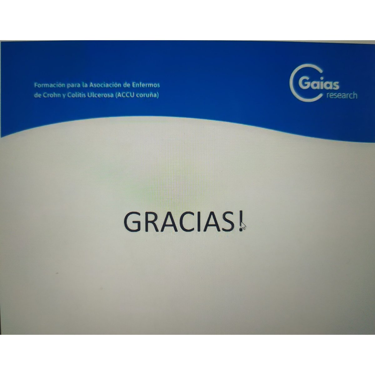 Moitas grazas <a href="/clinicagaias/">@clinicagaias</a> pola formación que recibimos hoxe sobre os ensaios clínicos ☺