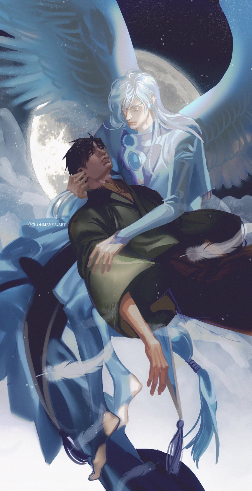 🦋kohmanya.art🦋l commissions open on Twitter: "Yue x Touya 🌕 # cardcaptorsakura #yue #yukito #touya #kinomototouya #fanart #procreate  https://t.co/YgJ48z1tsu" / Twitter