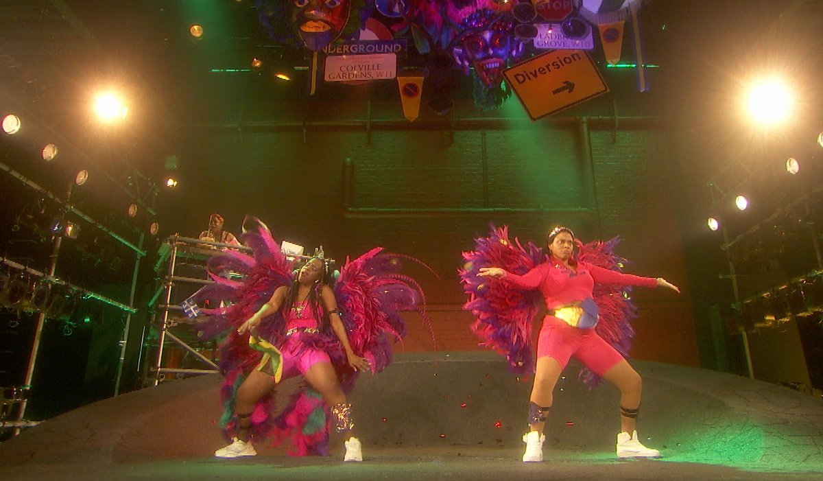 AlexLRWood's tweet photo. Wonderful time talking to @sapphire_Joy, @GabbyBro @AnniceBoparai and Zuyane Russell all about #JOuvert @SFP_London this afternoon – sounds as though first West End preview went down a complete storm last night. One to watch! https://t.co/rtFMD5Pg4G