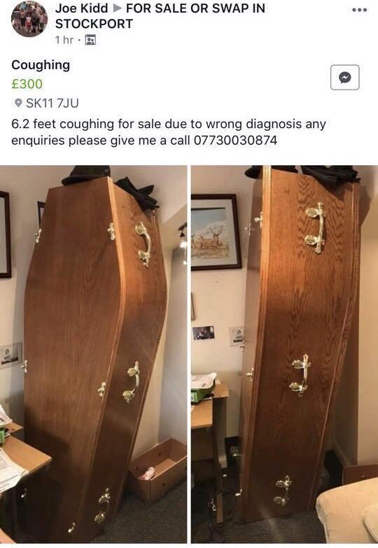 NoContextBrits's tweet image. Coughing.