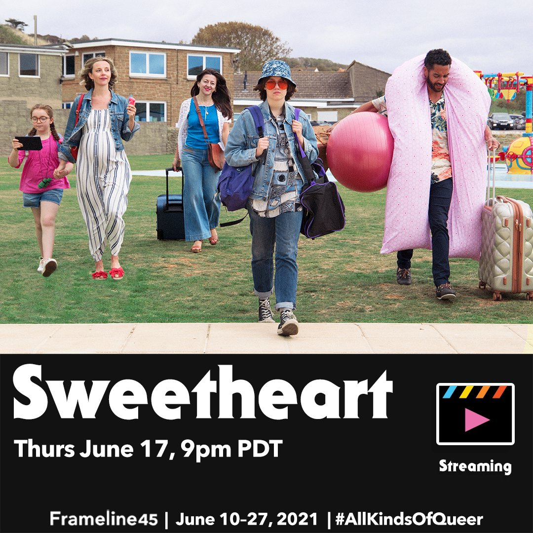 FilmSweetheart's tweet photo. TONIGHT is the US Festival Premiere of Sweetheart at @framelinefest ๐บ๐ธ ๐ฅณ๐ฅฐ #AllKindsOfQueer #LGBTQ #movies #lesbianvisibility #PrideMonth #Pride2021 https://t.co/kI6GIRj4EZ