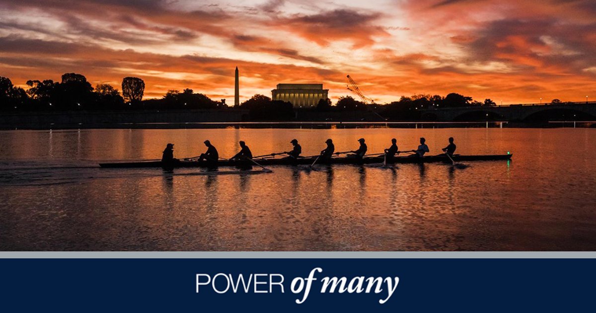 Every June, the Georgetown Men's Rowing community unites to help us reach our fundraising goal during the #PowerofMany. 

Make your gift in support of our Hoya student-athletes today! g.town/34VrSx0