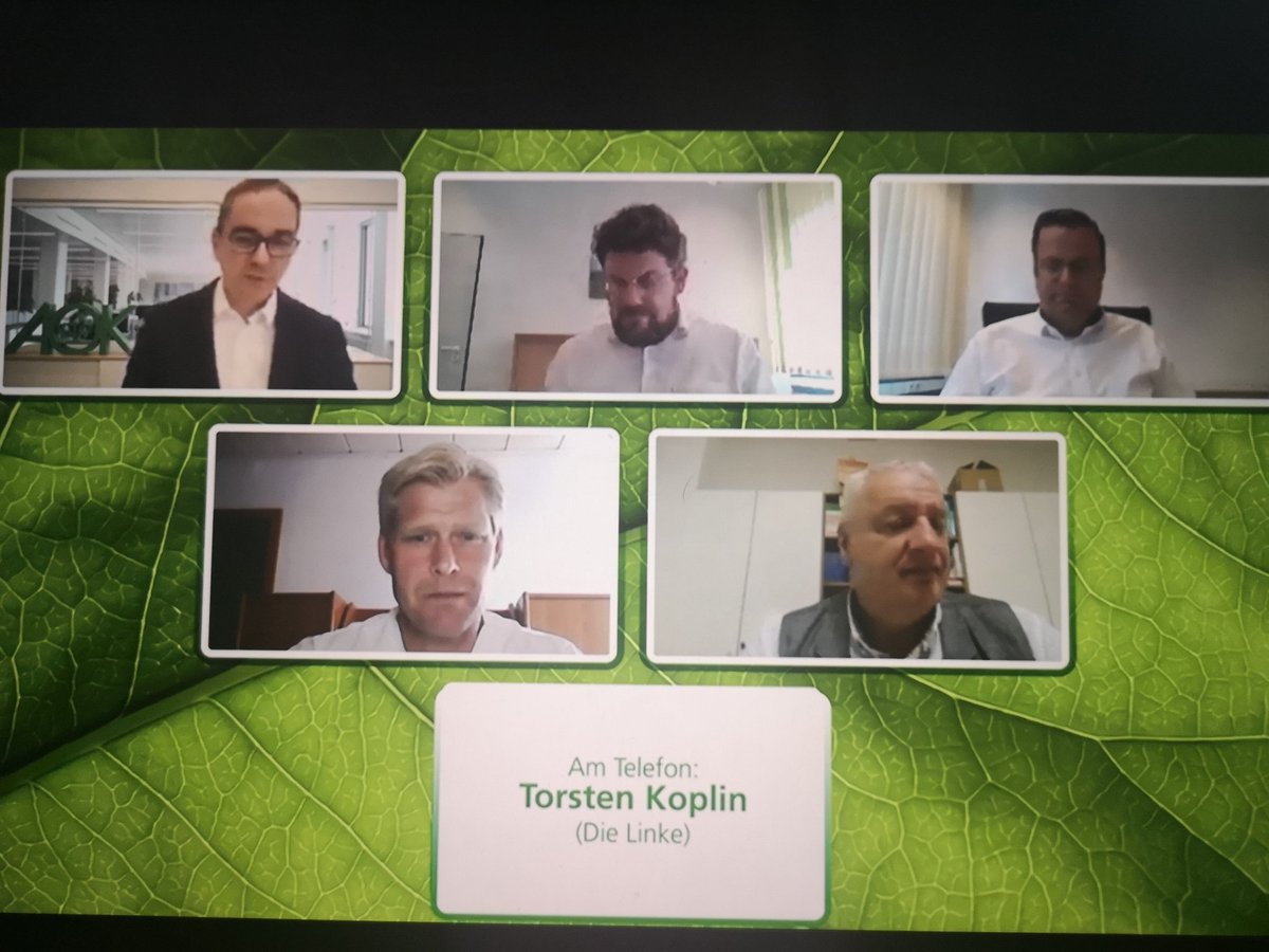 Die gesundheitspolitischen Experten bei unserem #AOKForumlive zur #Landtagswahl in #mecklenburgvorpommern sind sich einig: die #Abschaffung des #Schulgeldes für #Gesundheitsberufe kann dem #Fachkräftemangel entgegenwirken.