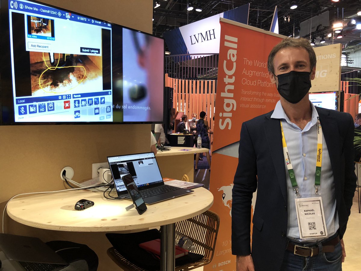 ElisabethMenant's tweet photo. Great day ! Thanks to all the startups that have participated to our Floor Tours @VivaTech #ZEI #Sightcall #Hipli #Lavitre #Artronika … All passionate and exiting 🥰 for @Echangeur https://t.co/dv5CJp3i94