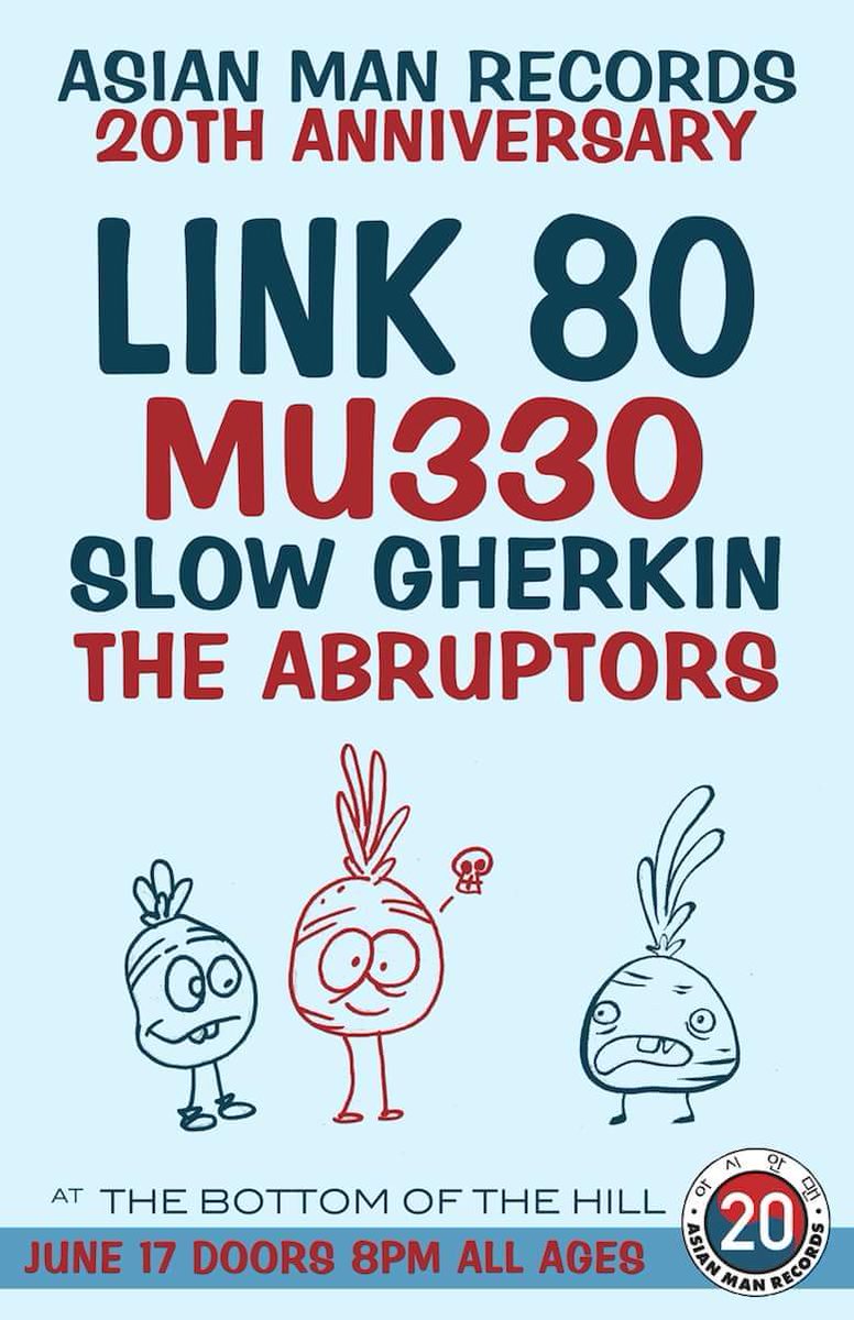 TheAbruptors's tweet photo. 5 years ago today, what an amazing line up to be apart of ❤️
#theabruptors #asianmanrecords #asianmanrecords20th #link80 #mu330 #slowgherkin #bottomofthehill #anniversary https://t.co/tq4gx3ncjN