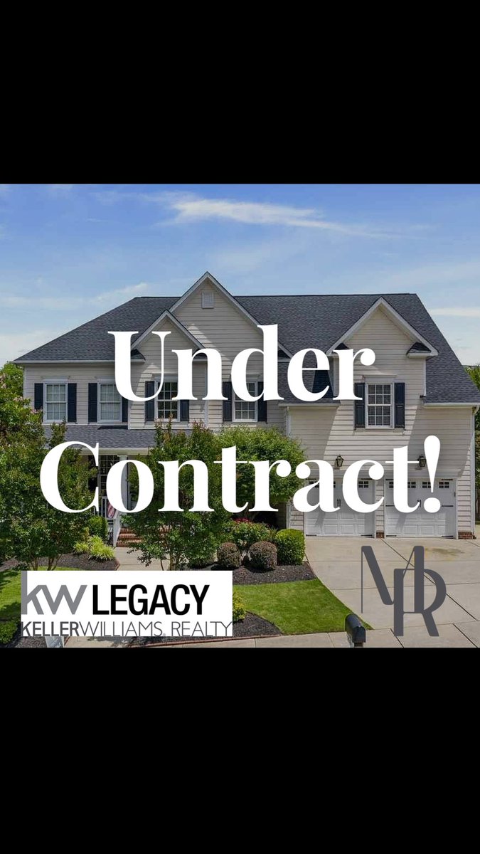 After 4 days on the market 
420 Waverly Hills Dr. is under contract! 
Interested in selling your home quickly and for the best price? Contact us today at info@michellesteam.com
•
•
•
#michellerobertsrealestateteam #kellerwilliams #kellerwilliamslegacy #caryrealtor