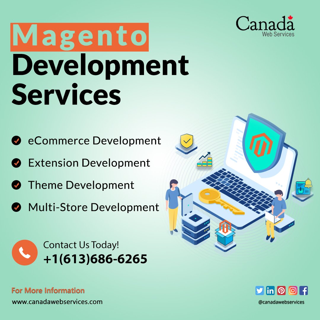 CanadaServices's tweet photo. Magento Development Services
• eCommerce Development
• Extension Development
• Theme Development
• Multi-Store Development
#magento #development #magentodevelopment #magentocommunity #magentocommerce #magentostore #magentoagency #magentoextension #magentodeveloper https://t.co/tVEJ0YEQES