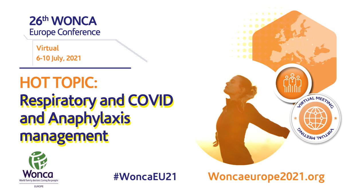 Respiratory and COVID and Anaphylaxis management is one of the hot topics at this edition of <a href="/WoncaEurope/">WONCA Europe</a>

Want to participate in this? Check out:
woncaeurope2021.org