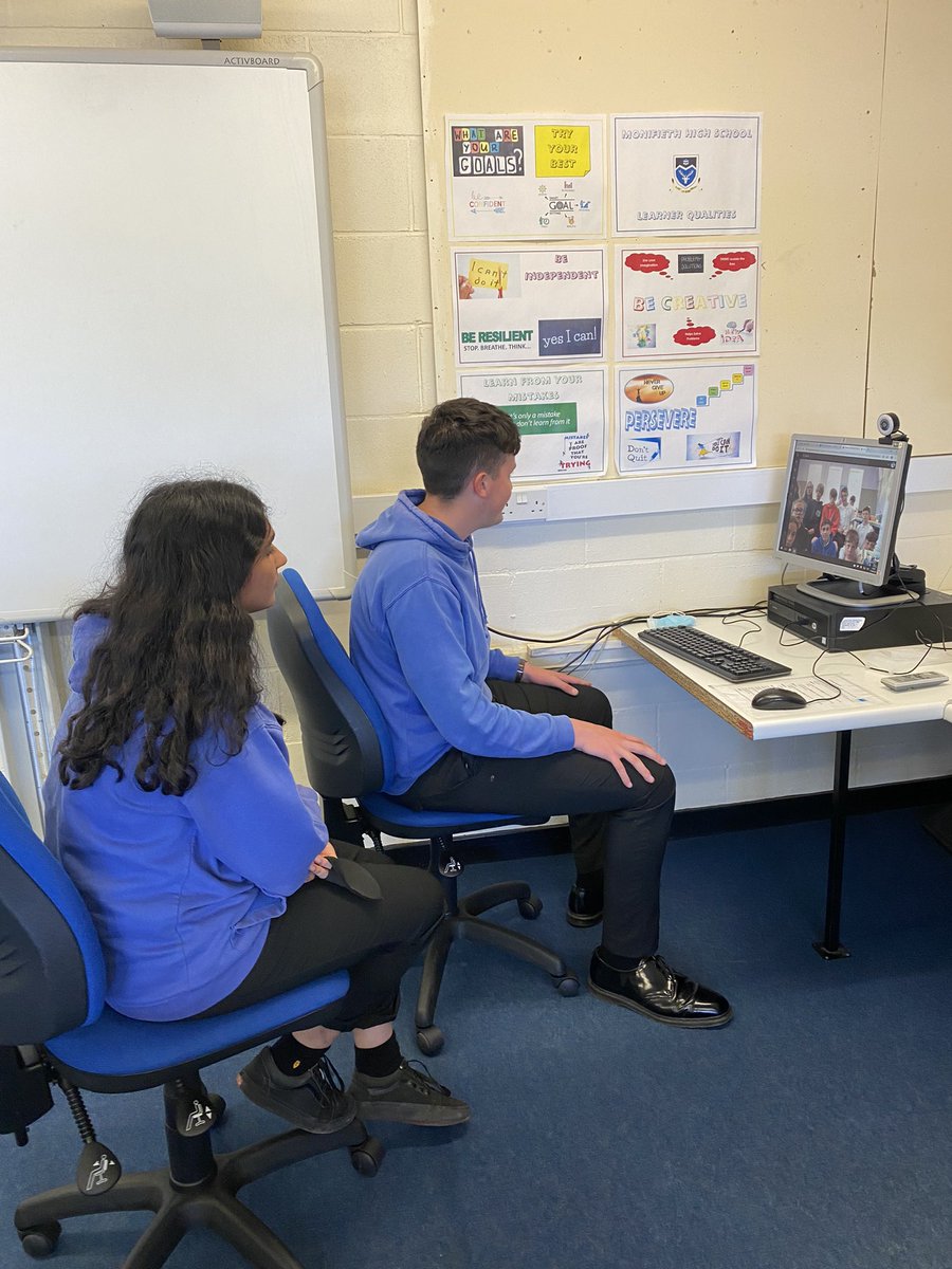school_mhs's tweet photo. We loved speaking so some of our new S1’s today! @MurroesP #virtualinduction #community https://t.co/KRuedGvZOt