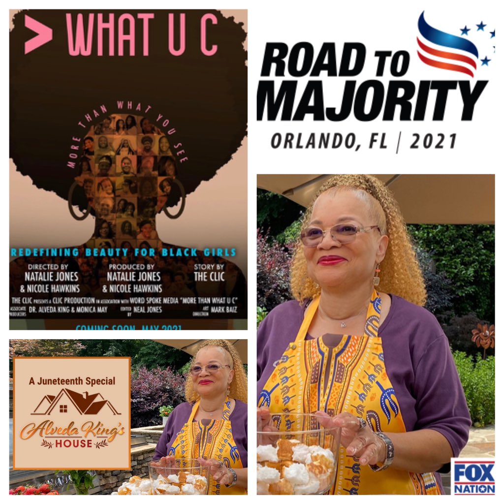 AlvedaCKing's tweet image. #busyweekend