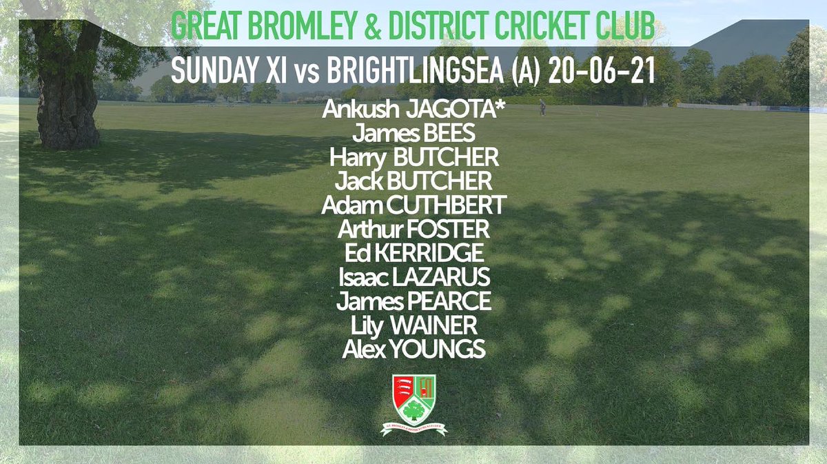 Great Bromley CC tweet media