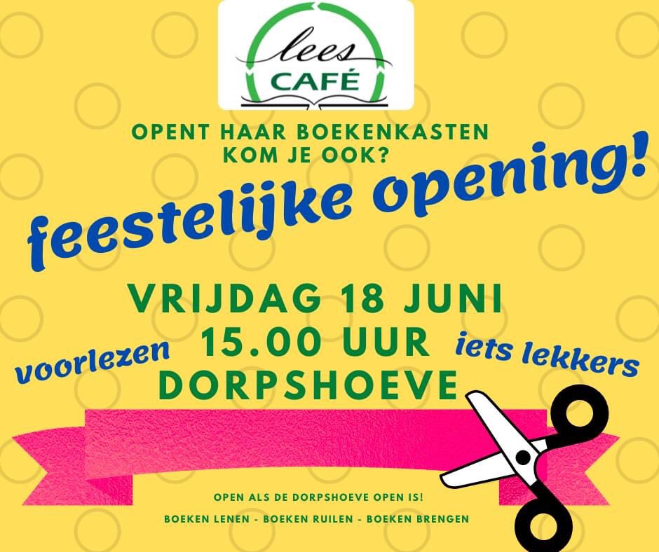 Voor wie zin en tijd heeft, je bent welkom! Morgen om 15.00 uur in De Dorpshoeve