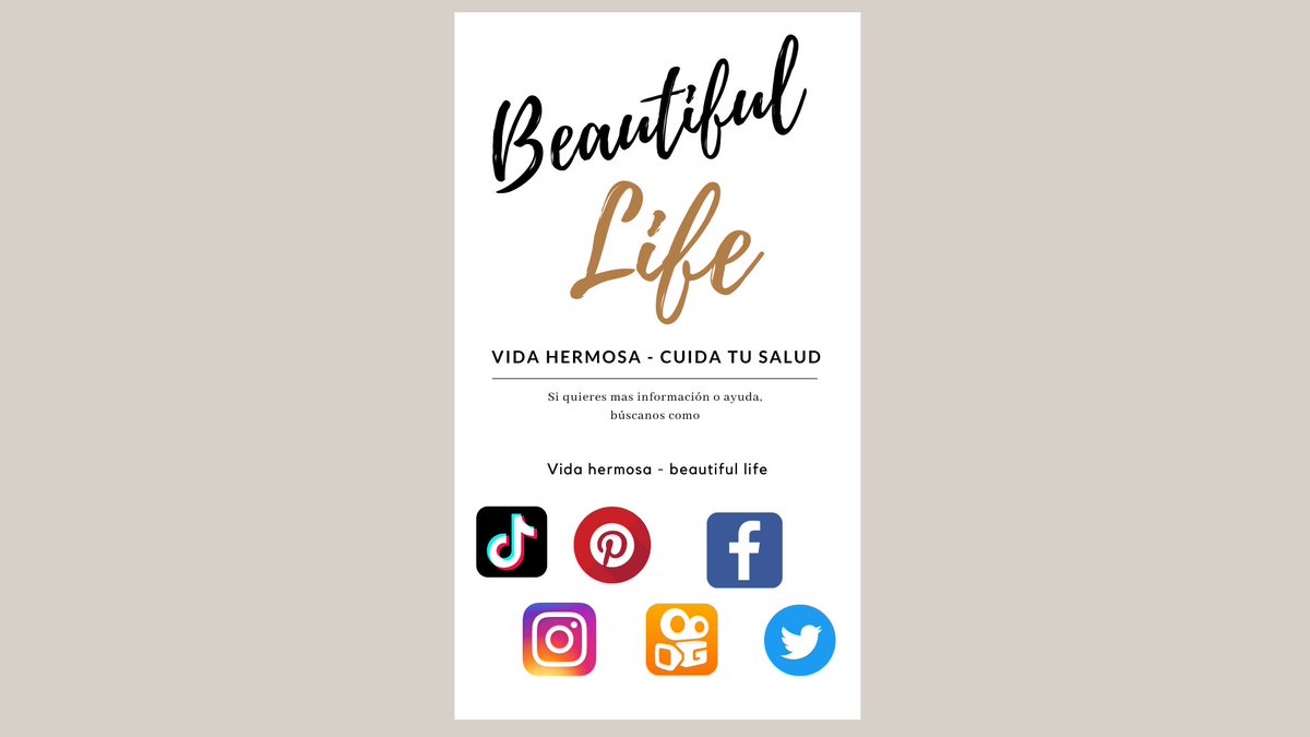 HermosaLife's tweet photo. hola chicas / chicos , les agradezco por pertenecer a esta nueva familia y es por eso que no solo quédate a qui , si no síguenos en nuestra diversas cuentas como ...... 
Suscríbete a todas nuestras redes de Vida hermosa - beautiful life 😊 https://t.co/P34WLrYzUg