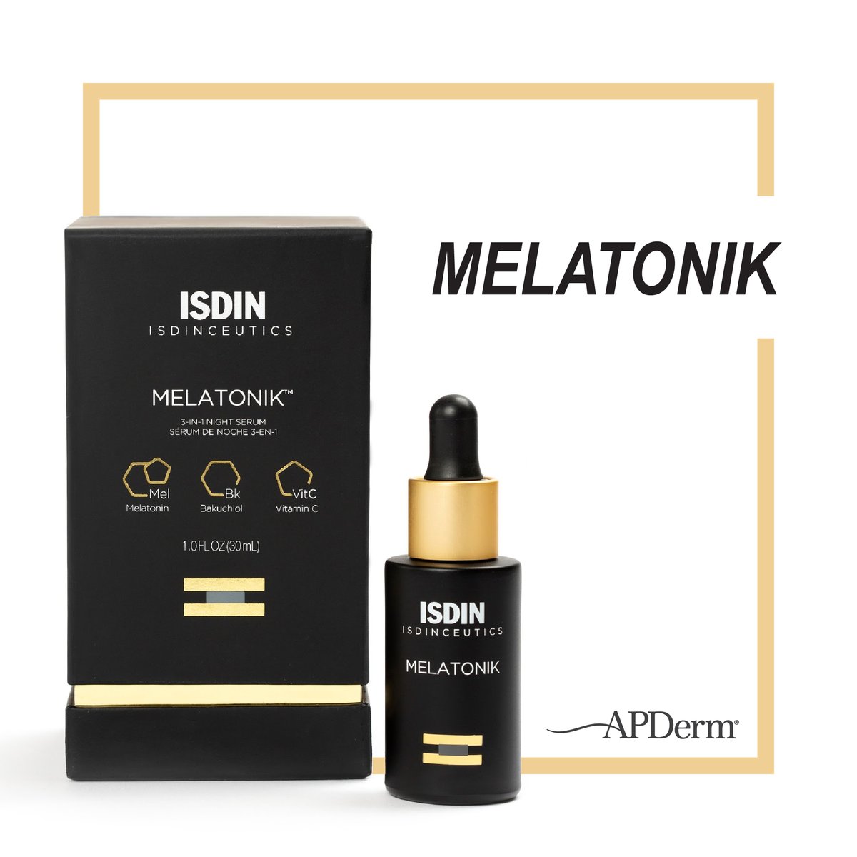 ap_derm's tweet image. #Melatonik has #Bakuchiol, a natural antioxidant that stimulates new cell growth &amp;amp; thickens skin, a great alternative for retinol for sensitive skin! It can improve acne &amp;amp; dark spots &amp;amp; has anti-inflammatory properties. Available now in our online store.
bit.ly/3vVVmH7