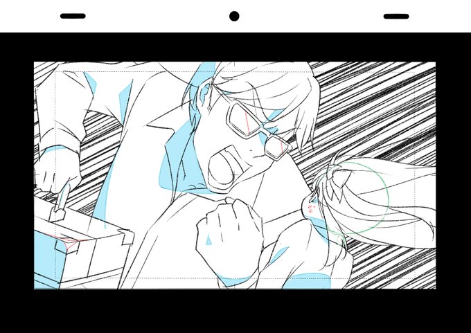 レイアウト(清書前の画面構成)その2。

このカットは宮野さんの演技がグッと来たので動き足したりしてます!
息遣いとかイヤホンで聴いてみて下さい。

凄いです!
※掲載の許可頂いてます。
#ゾンビランドサガ 