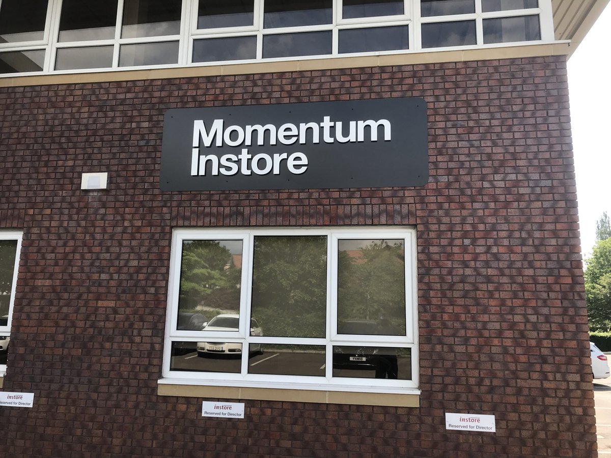 SXMacclesfield's tweet image. Thank u @momentuminstore for choosing #signs Express #Macclesfield to supply &amp;amp; fit #panelsign with #acrylicletters on #standoffs 👌🏽For all yr #signage needs 📞01625708844 #Cheshire #Cheshirebusiness #Cheshirelife #CheshireSet #Macclesfieldbusiness #Wilmslow #Alderley #Altrincham