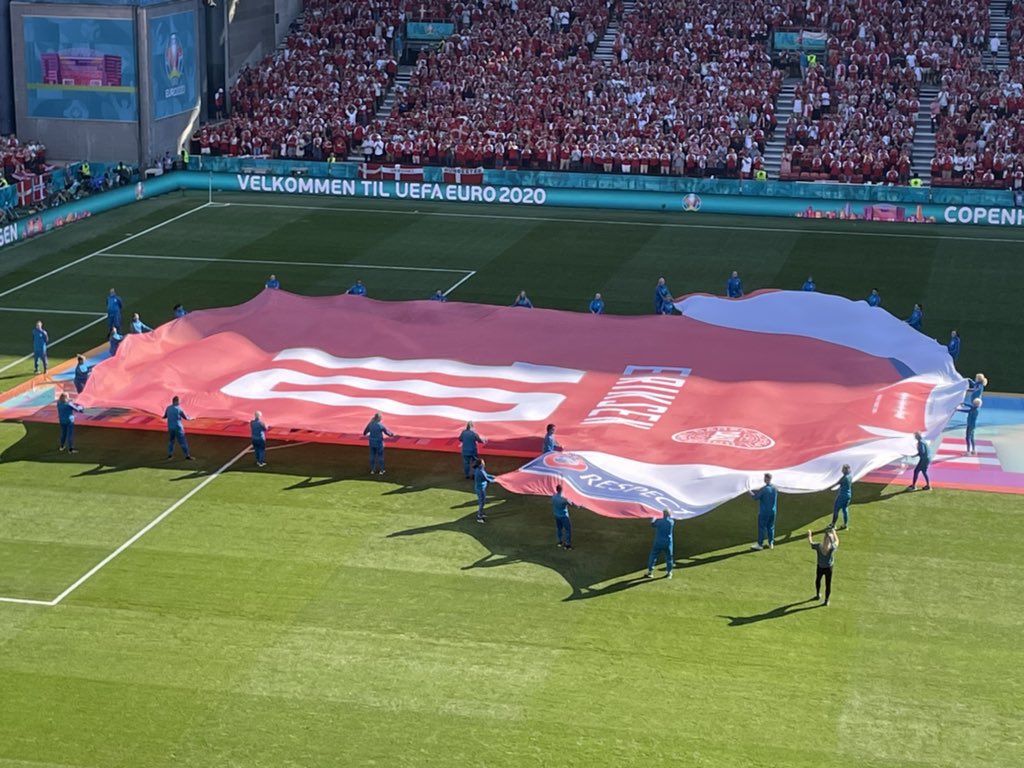 sportbible's tweet photo. For Christian Eriksen. #DEN #EURO2020 https://t.co/UGGLP29nR3