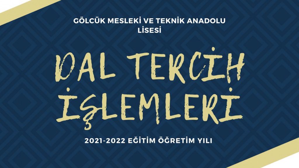 10.sınıf öğrencilerimizin dal seçimleri başlıyor. Ayrıntılı bilgi web sitemizde👇🏽               golcukmtal.meb.k12.tr