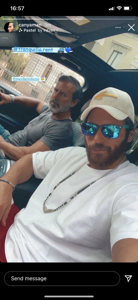 CanYamanMedia's tweet image. 📸NEW| #CanYaman IG Post 

@/tranquillo.rent 
@/macellariroberto