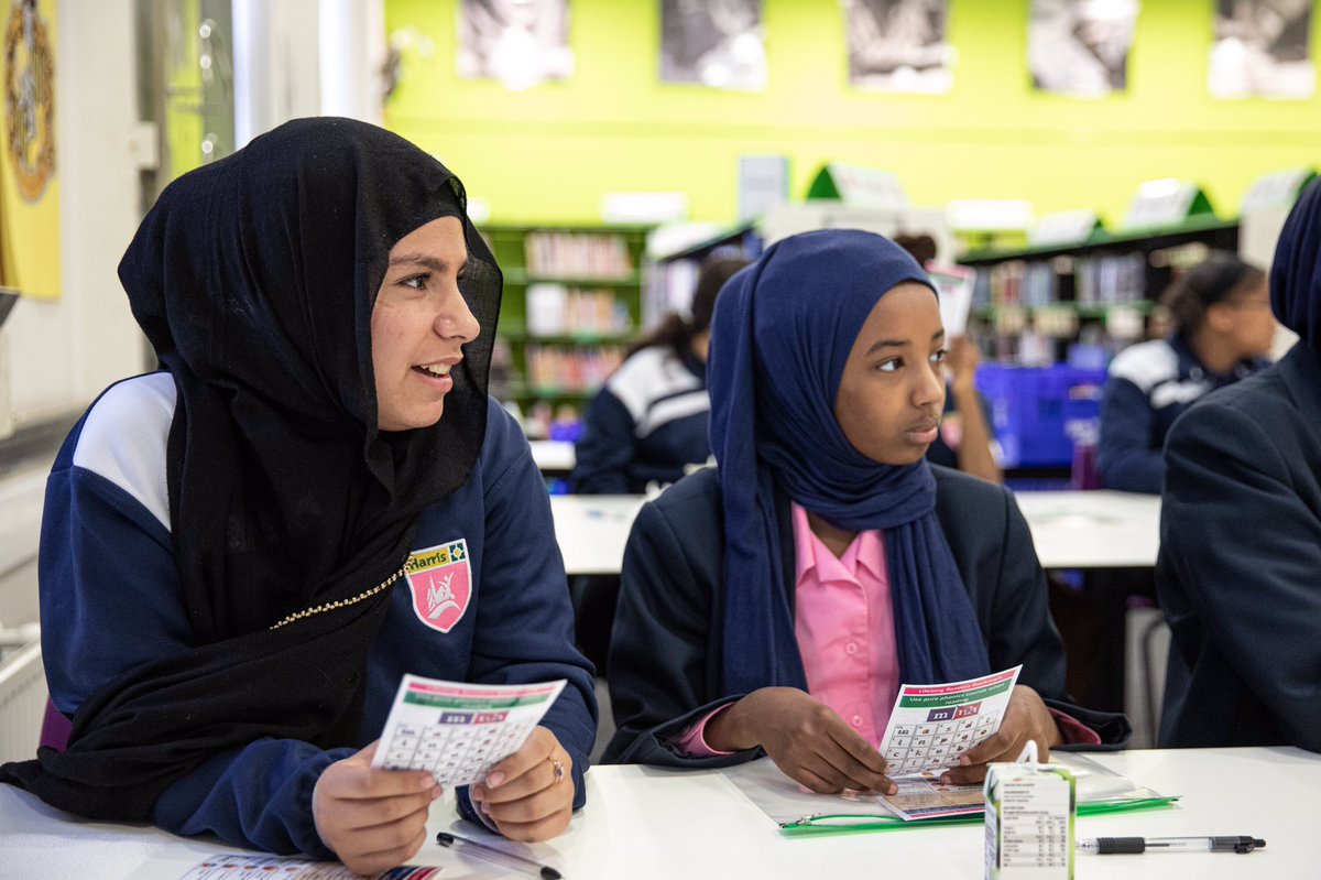 Dr__Back's tweet photo. Fantastic to launch our Y7 LifeLong Readers programme today 📚 We used the amazing ‘Look Up’ to help the girls practice reading with expression &amp; questioning when reading to their younger siblings 📖 #CompassionAmbitionRespect #LoveReading #ReadingRocks https://t.co/b5bb6pgsO5